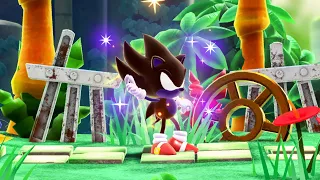 Sonic Superstars: Super Dark Sonic Transformation