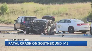 Fatal Crash on Southbound I-15