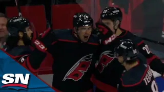 Hurricanes' Seth Jarvis Forces Turnover And Scores Backhand Beauty On Breakaway