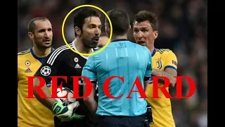 What Gianluigi Buffon Said To The Referee When He Was Shown Red Card || Real Madrid vs Juventus 1-3