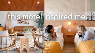 i stayed in the most beautiful motel + thrift shopped ✨ | DIY Danie  w/ @letitiakiu