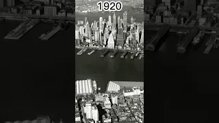 Evolution of New York city ~ (1800-2023) #evolution #newyork #city #shorts