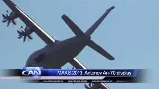 MAKS 2013: Antonov An 70 display