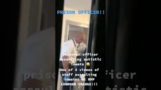 HMP Prison Officer Punches Inmate UK