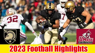 Army vs Massachusetts FULL GAME HIGHLIGHTS HD | NCAAF Week 9 | College Football 2023-24