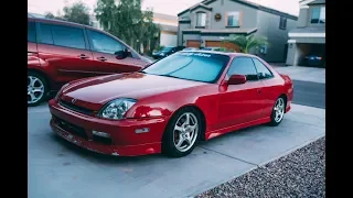 The part out begins! Honda Prelude lower spring install!