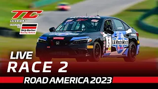 LIVE | RACE 2 | Road America | TC America powered by Skip Barber 2023