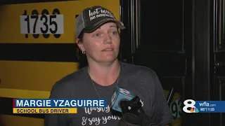 'Just doing my job' Polk bus driver describes frightening encounter during morning ride to school