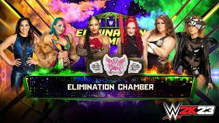 Elimination Chamber Match For WWE Divas Championship | WWE 2K23