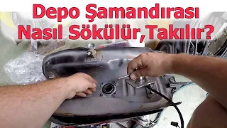 Benzin Depo Şamandırası Nasıl Sölülür, Takılır? Yakıt Deposu Şamandıra Değişimi. Honda CBF 150
