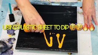 Acrylic sheet with THIS ROLLER TECHNIQUE HELPS CREATE Amazing composition/acrylic canvas art