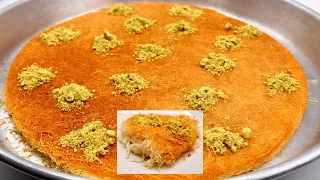 How to Make Knafeh (Kunafa) With Cheese | Authentic Middle Eastern Dessert | Eats With Gasia
