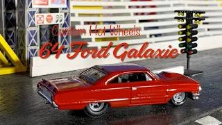 Custom Hot Wheels 64 Ford Galaxie