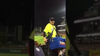 Beer guy at the Indians game