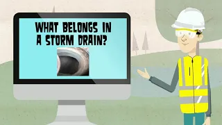 Remember: Only rain in the storm drain! (Stormwater PSA)