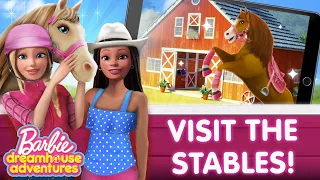 Visit the New Horse Stables! | Barbie Dreamhouse Adventures