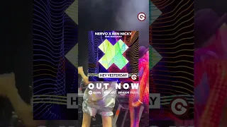 Australian twin duo @nervo present #HeyYesterday with @BenNickyOfficial and Madlucky ✨ #shorts