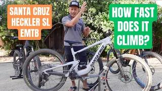 Santa Cruz Heckler SL Speed Test - How fast does it climb and what's the range?