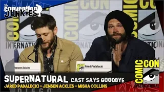 Supernatural’s Jared Padalecki & Jensen Ackles Say Goodbye to Fans at SDCC 2019