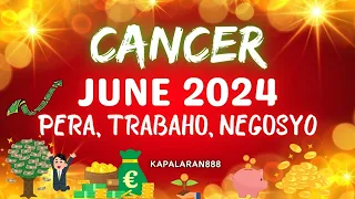 BALANSENG ROUTINE SA ARAW-ARAW ♋️ CANCER 💰🤑💸 JUNE 2024 MONEY/CAREER TAGALOG TAROT #KAPALARAN888