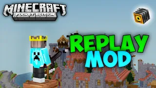 Replay Mod for MCPE 1.20 🤯 || real replay mod not cinematics ||
