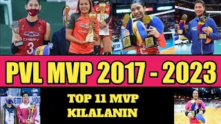 PVL MVP LIST SINCE 2017 - 2023