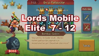 Lords Mobile 7 - 12 Elite 3 Stars