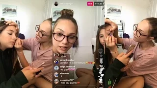 Maddie Ziegler & Mackenzie Ziegler | Instagram Live Stream | 25 April 2017