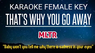 MLTR - That's Why You Go Away Karaoke Female Key +2 (A mayor) Michael Learn To Rock