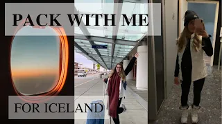 PACK WITH ME FOR ICELAND | WINTER TRAVEL