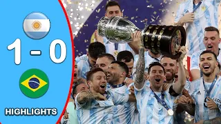 Copa America Final Argentina vs Brazil 1-0 Extender Highlights and Goals 2021