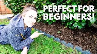Easy Garden Edge Border for Beginners / Lawn Edging DIY | The Carpenter's Daughter