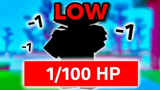 How to beat ANYONE if you’re low hp 💀 (literally)