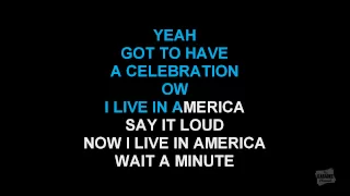 Living In America in the style of James Brown karaoke version with lyrics