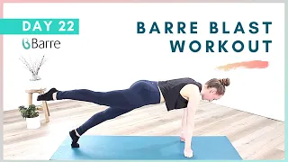 DAY 22 Barre Workout Challenge // 5 Min Abs + Core Workout Plank