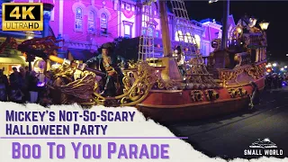 Mickey's Not-So-Scary Halloween Party, Walt Disney World | Boo to You Parade | 4K Full Show