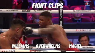 Austin Williams Overwhelms Javier Maciel TKO 6 | Fight Clips