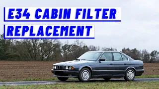 Quick BMW E34 Air Filter Swap - 3 Min Tutorial