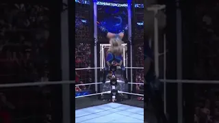 Liv Morgan powerbombs Raquel Rodriguez from the top of a pod
