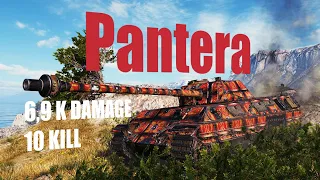 P.44 Pantera 10 Kills 6,9 K Damage World of Tanks