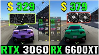 RX 6600XT vs RTX 3060  - Test in 13 Games | Very High Settings | Tech MK