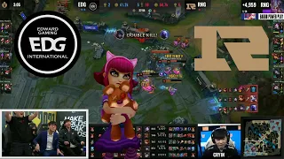 RNG Beat EDG With Annie Mid Lane!! - RNG vs EDG Game 4