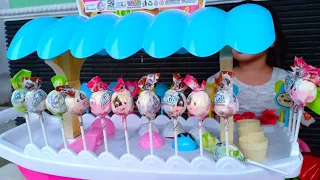 Drama Jualan Es Krim Mainan & Lollipop Beneran 💞 Mainan Anak Perempuan 💞 Masak Masakan Riska Incess