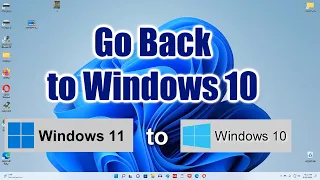 Go Back to Windows 10 from Windows 11 Before & After 10 DaysDowngrade Windows 11 ➡️ Windows 10