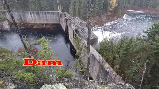 Drive Hike Old Abandoned Logging Dam River