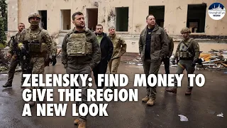 Zelensky visits Kharkiv frontline, meets troops in his first trip outside Kyiv since Russian attack