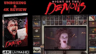 Night Of The Demons Scream Factory 4k Ultra HD Bluray Unboxing & 4k Comparisons. (Bluray Mediabook)