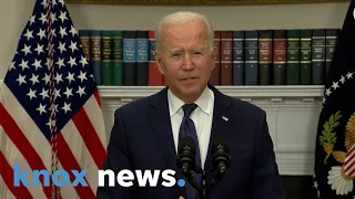Biden discusses loss of life following flash flooding in Tennessee