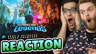 NEW MINECRAFT GAME! | Minecraft Legends Reveal Trailer Reaction