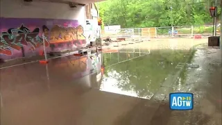 Maltempo a Milano, allagato il sottopasso in via Negrotto